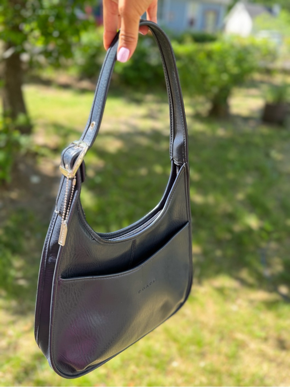 Vintage Coach Leather Shoulder Bag